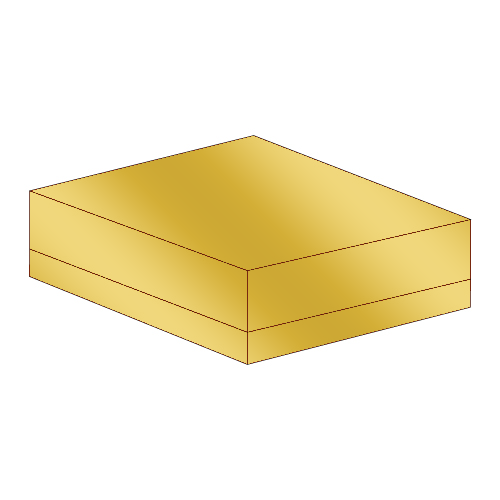 telescoping boxes gold
